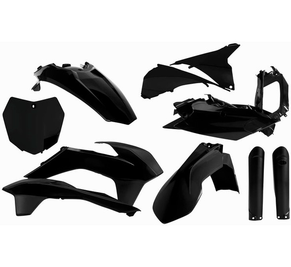 Acerbis Full Plastic Kits for KTM Black 2403090001