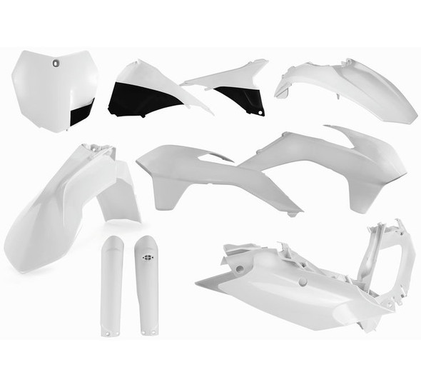 Acerbis Full Plastic Kits for KTM White 2403090002