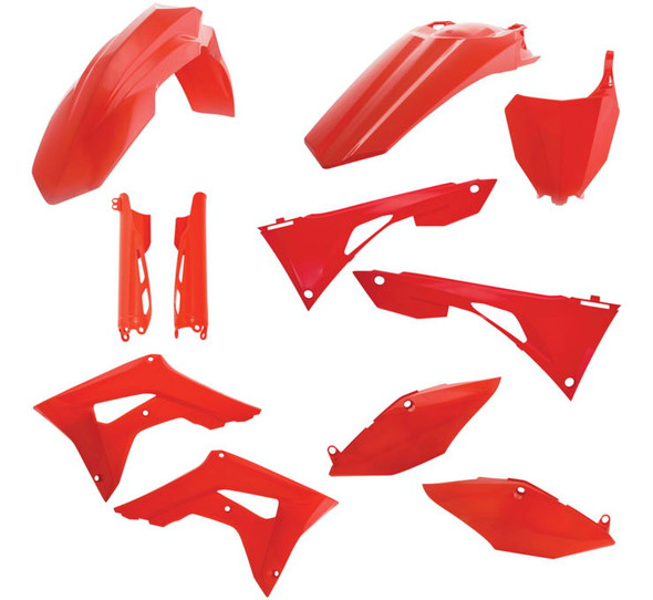 Acerbis Full Plastic Kits for Honda Red 2736250227