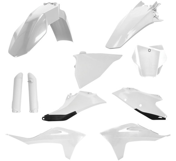 Acerbis Full Plastic Kits for Gas Gas White/Black 2872791035