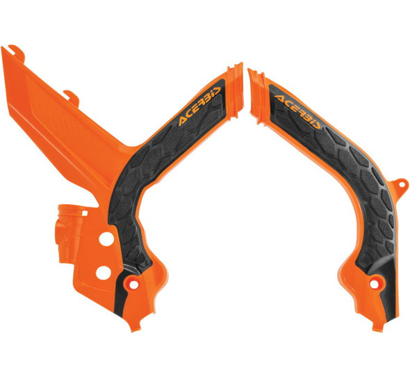 Acerbis X-Grip Frame Guard 16 Orange/Black 2733445225