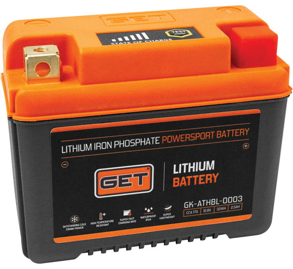 GET Offroad High Performance Lithium Battery Black GK-ATHBL-0003