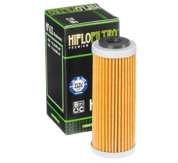 Hiflofiltro Oil Filters Black HF652