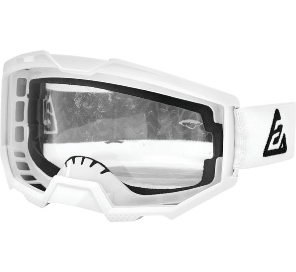 Answer Racing Apex 1 Goggle White/Black Adult 0408-0890-0100