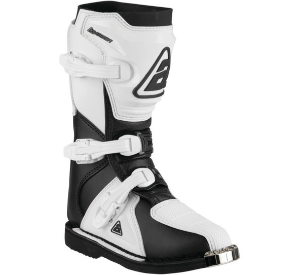 Answer Racing Youth AR1 Race Boots Black/White 1 446647