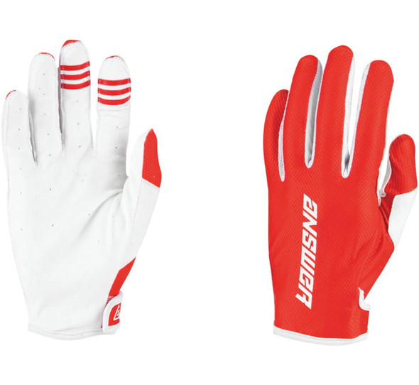 Answer Racing Men's Ascent Glove Red/White S 447017