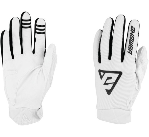 Answer Racing Men's Peak Glove White/Black 2XL 447063