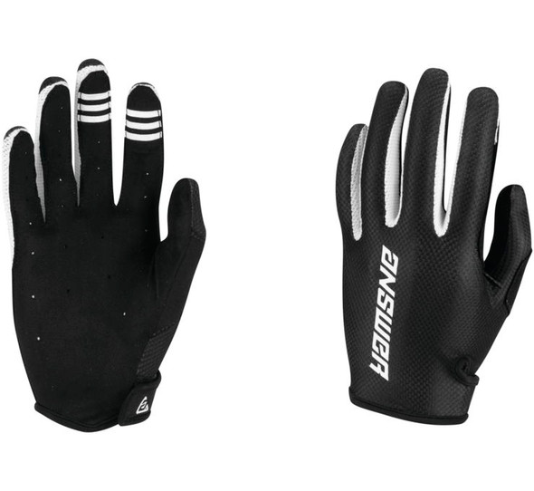 Answer Racing Women's Ascent Glove Black/White S 447035