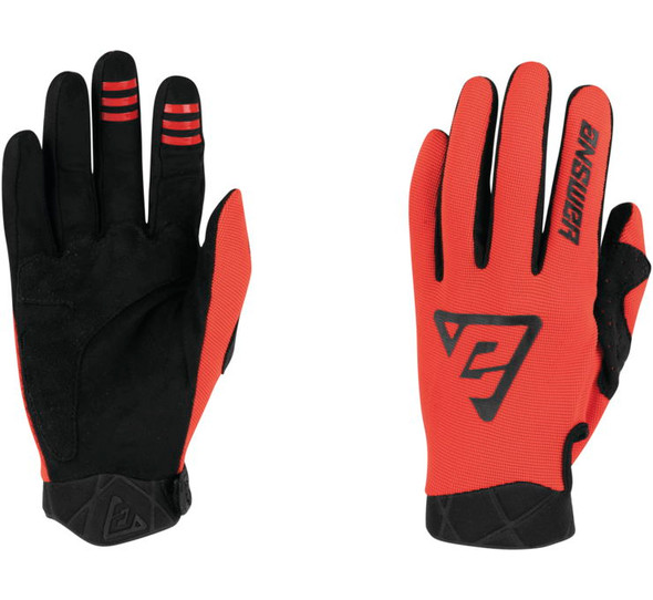 Answer Racing Youth Peak Glove Red/Black Youth M 446596
