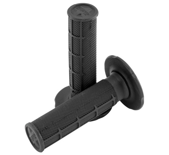 ProTaper Single Density Half-Waffle MX Grips Black VLG-576 SOFT BLACK