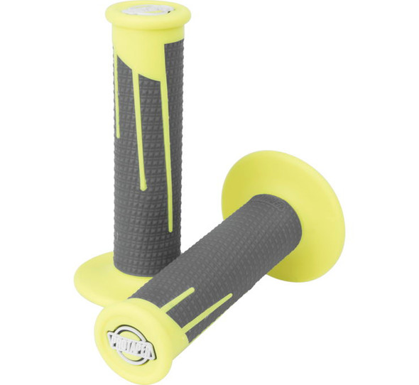 ProTaper Clamp-On Full Diamond Grips Neon Yellow/Dark Grey 21686