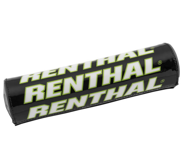 Renthal Team Issue SX Crossbar Pads 8.5" Black/White/Green 205 mm P292