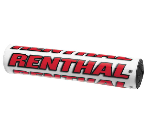 Renthal SX Crossbar Pads 9.5" White/Black/Red P263