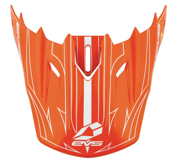 EVS T5 Replacement Visor (Print Only) Orange/White H16T5P-VSOW
