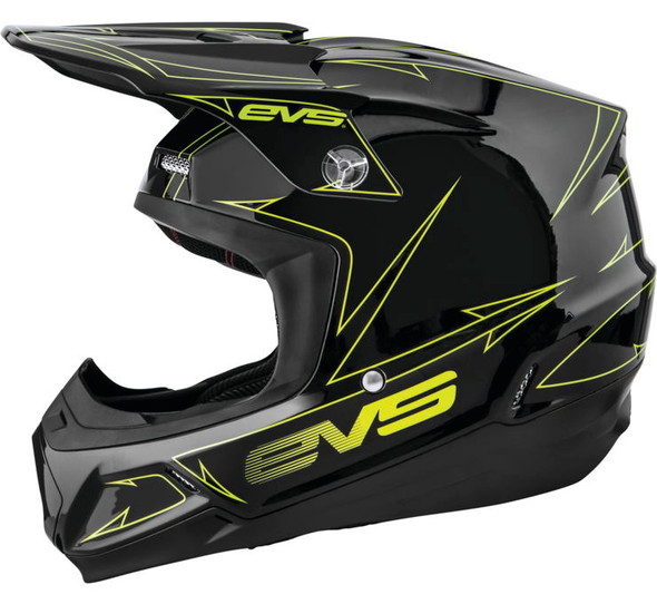 EVS T5 Pinner Helmet Black/Hi-Vis Yellow XL H16T5P-BKHVY-XL