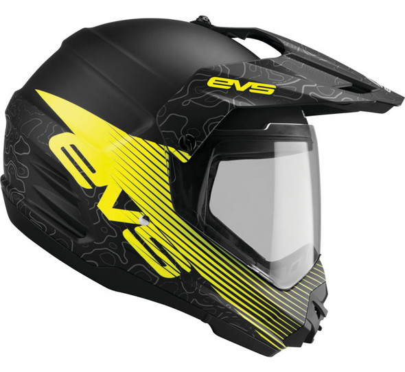 EVS T5 Dual Sport Venture Arise Helmet Matte Black L DSHE18VA-BK-L