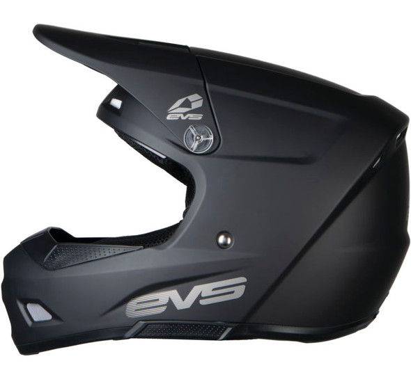 EVS T3 Solid Helmet Mt Black Youth Small  HE21T3S-BK-S