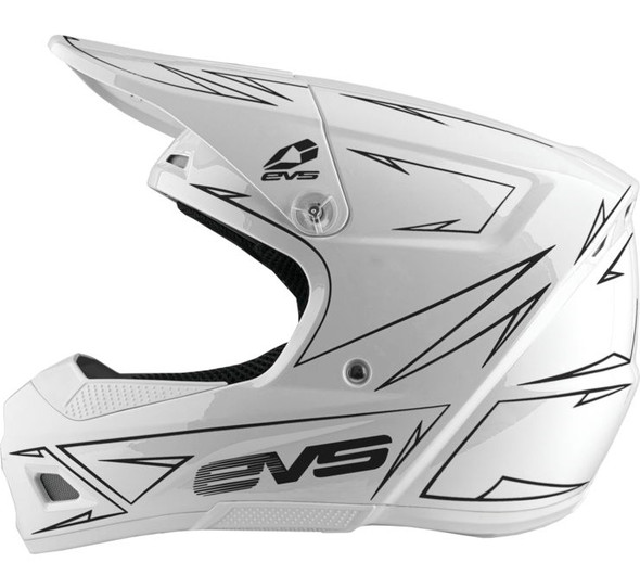 EVS T3 Pinner Helmet White Youth Medium  HE21T3P-WH-M