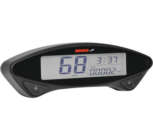 Koso EX-02 Universal Speedometer Black BA048000
