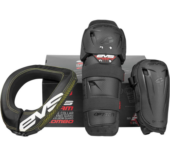 EVS Slam Combo Protection Package Black One Size SLAM2-A