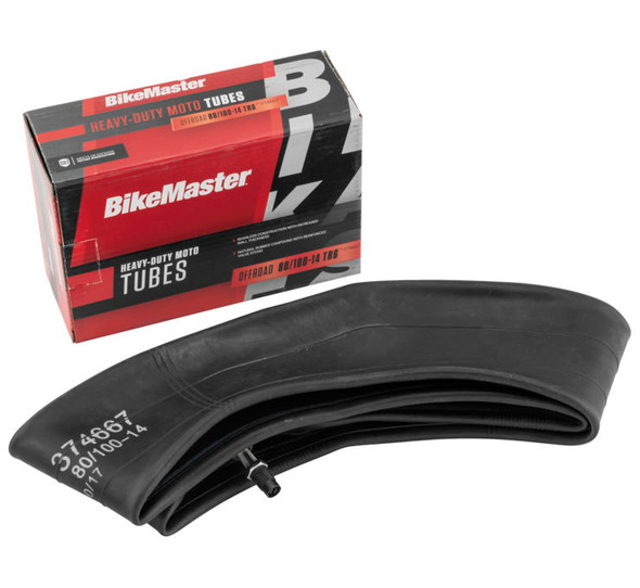 BikeMaster Heavy-Duty Moto Tubes Black 80/100-14 374667