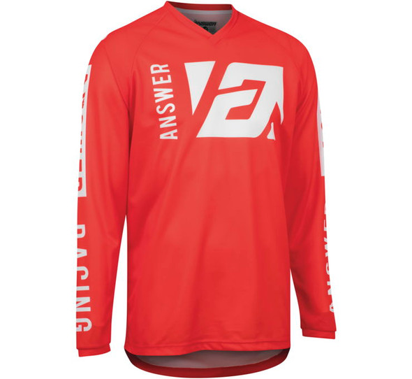 Answer Racing Youth Syncron Merge Jersey Answer Red/White Youth XS 446724