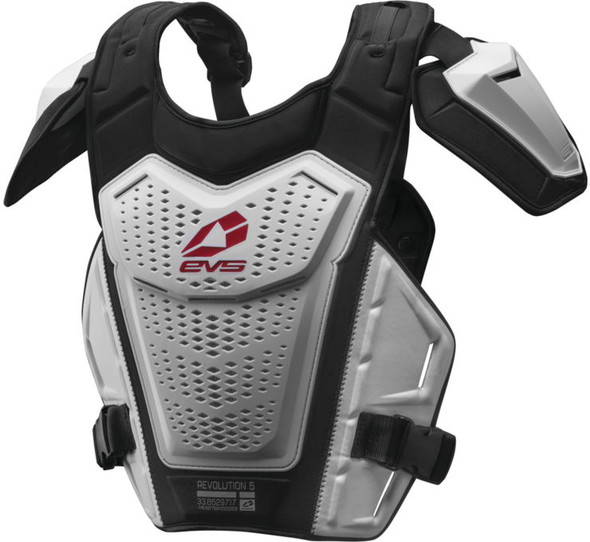 EVS Youth Revo 5 Chest Protector White S/M RV5-W-S/M