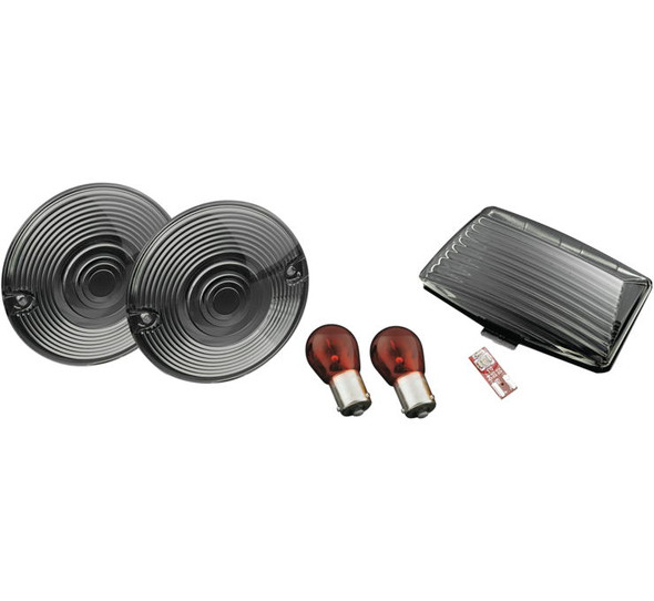 Kuryakyn Smoke Lens Kits Rear Smoke Lens/Red Bulb Kit (Mfg/N 4995) 4995