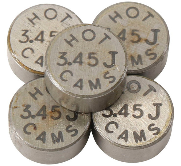 Hot Cams 7.48mm Diameter Valve Shim Refill Packages 3.45mm 5PK748345