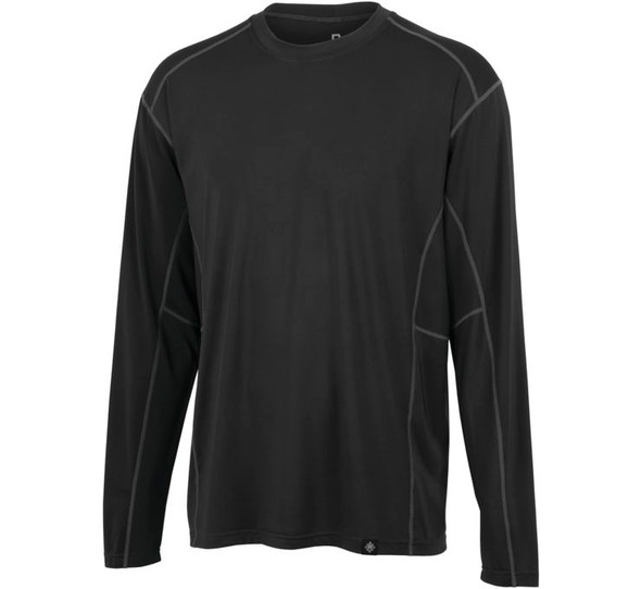 Firstgear Men's Lightweight Long Sleeve Base Layer Shirts Dark Grey S 527586