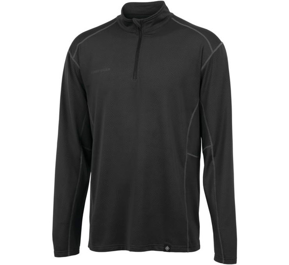Firstgear Men's Midweight Long Sleeve Base Layer Shirt Dark Grey S 527598