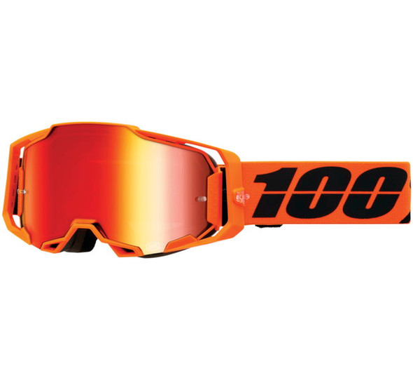 100% Armega Goggles Cw2 with Red Mirror Lens 50005-00012