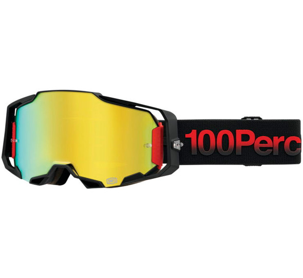100% Armega Goggles Tzar with Gold Mirror Lens 50005-00014