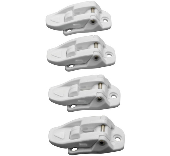 Answer Racing Youth AR1 Boot Replacement Parts White Buckle Kit Youth 0408-2885-2101
