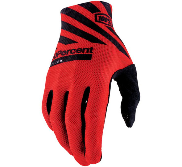 100% Men's Celium Gloves Racer Red L 10007-00017