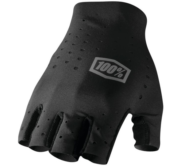 100% Men's Sling Bike Shortfinger Glove Black L 10020-001-12