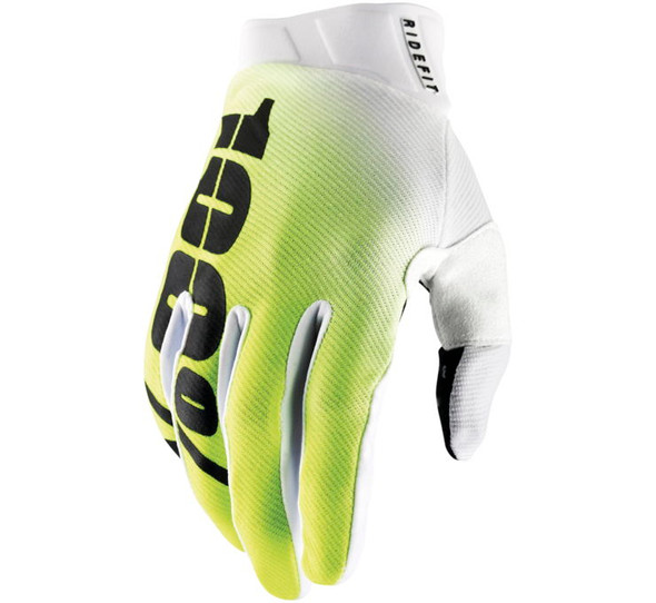 100% Men's Ridefit Gloves Korp Yellow L 10014-479-12
