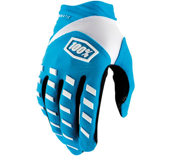 100% Men's Airmatic Gloves Blue L 10028-002-12