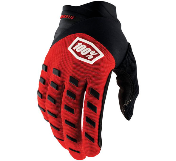 100% Men's Airmatic Gloves Red/Black L 10028-248-12