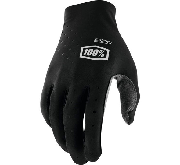 100% Men's Sling MX Gloves Black L 10023-00002