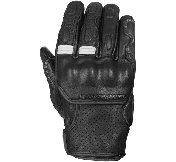 Speed and Strength Men's Twist Of Fate Leather Glove Black/White L 892327