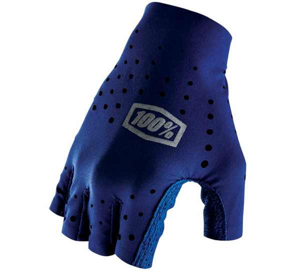100% Women's Sling Bike Short Finger Gloves Navy L 10022-00013