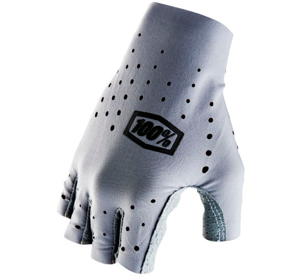 100% Women's Sling Bike Short Finger Gloves Grey L 10022-00008