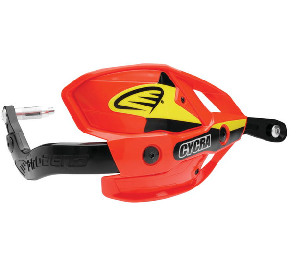 Cycra Pro Bend Ultra Hand Deflector with HCM Clamp Red w/out HCM Clamp 1CYC-7507-32