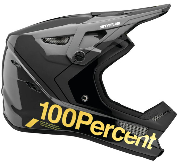 100% Status Bike Helmet Charcoal M 80010-464-11
