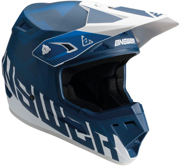 Answer Racing A23 AR1 V2 Bold Helmet Blue/White XL 447653