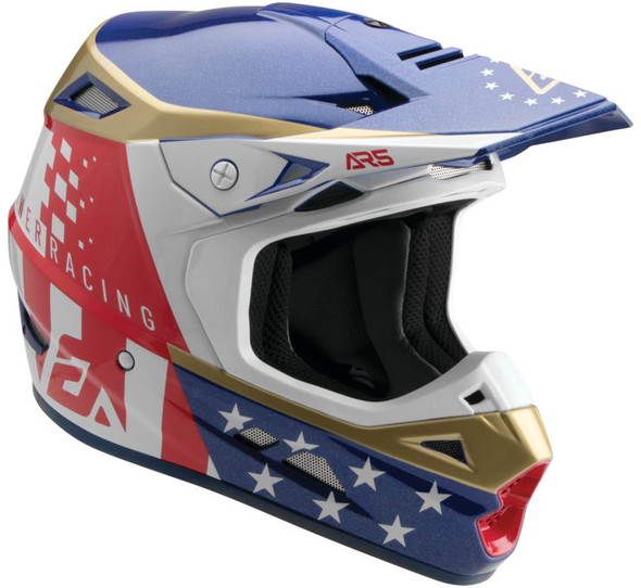 Answer Racing AR5 Rally Helmet Red/White/Blue M 446333