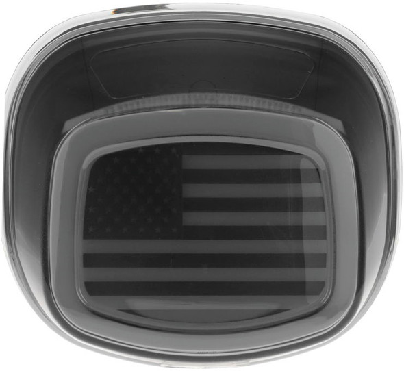 Kuryakyn Tracer US Flag LED Taillights Smoke Lens w/o License Light 2927