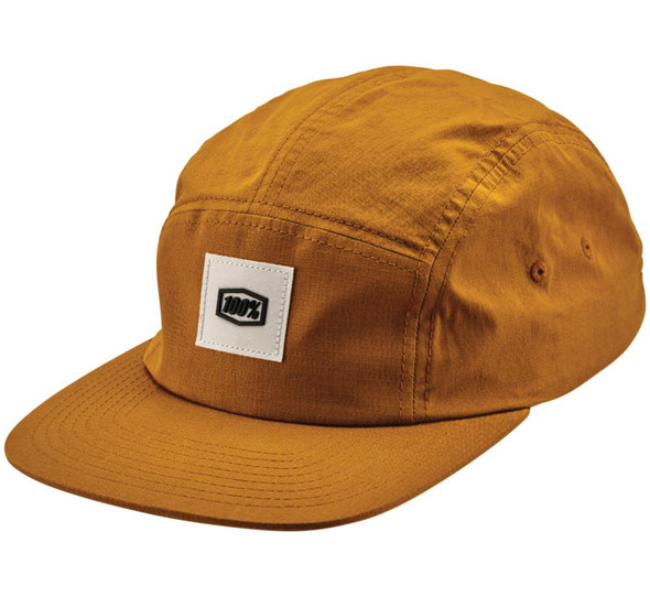 100% Man's Prenez Camper Hat Caramel One Size 20090-431-01
