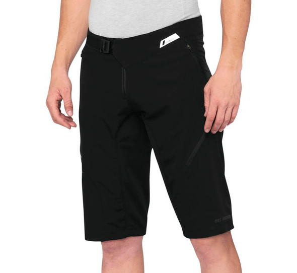 100% Men's Airmatic Shorts Black 28 42317-001-28